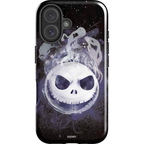 Disney The Nightmare Before Christmas Jack Skellington Face Art iPhone 16 Magsafe Impact Case